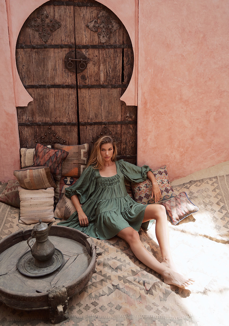 DRESS SANKARA GREEN