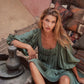 DRESS SANKARA GREEN