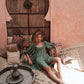 DRESS SANKARA GREEN