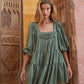 DRESS SANKARA GREEN