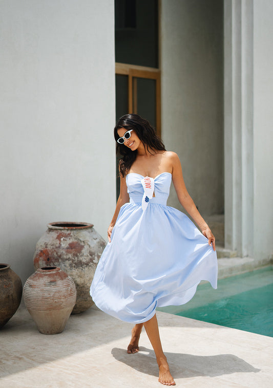 DRESS AMORE SKY