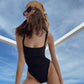 Swimsuit Monokin Black Elastic